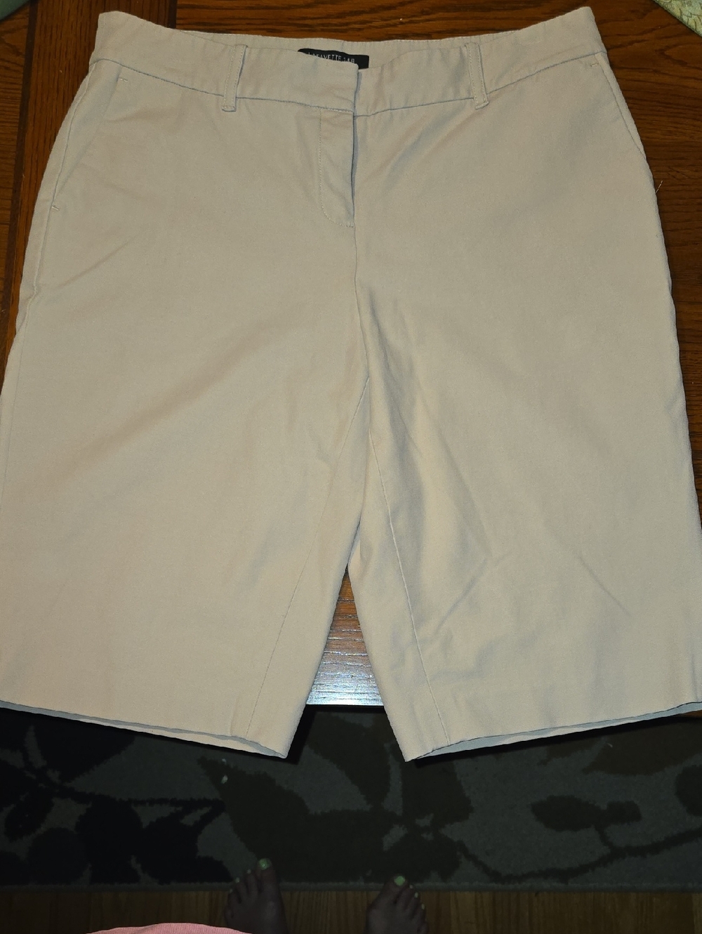 Lafayette 148 NY Manhattan Technical Stretch Cotton Bermuda Shorts